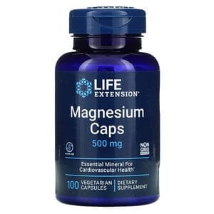 Magnesium Caps  Magnez 500 mg 100 kapsułek Life Extension