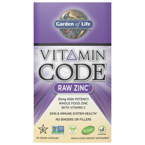 Vitamin Code RAW Zinc 60 kapsułek Garden of Life