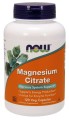 Magnesium Citrate  Magnez 120 kapsułek NOW FOODS