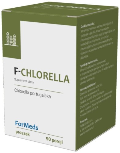 F-Chlorella Portugese Chlorella 600mg 90 porties 54g ForMeds