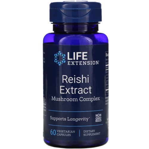 Grzyb Reishi ekstrakt 60 kapsułek Life Extension