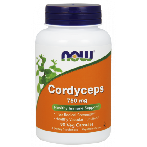 Grzyb Cordyceps 750 mg 90 kapsułek NOW FOODS