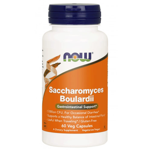 Probiotyk Saccharomyces Boulardii 60 kapsułek NOW FOODS