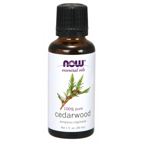 100% Olejek Cedrowy  Cedarwood Drzewo Cedrowe 30 ml NOW FOODS