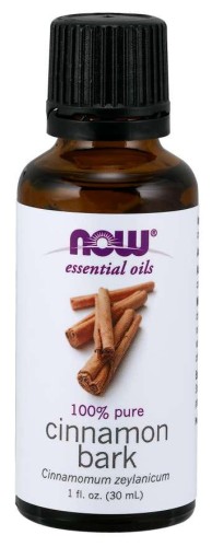 100% Olejek z Kory Cynamonu Cinnamon Bark  Cynamon 30 ml NOW FOODS