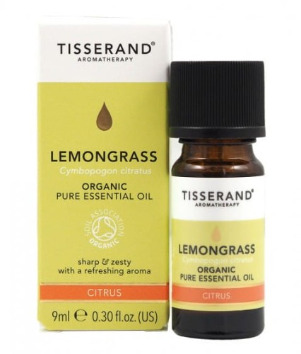 Lemongrass Organic  Olejek z Trawy Cytrynowej 9 ml Tisserand Aromatherapy
