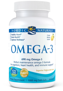 Omega 3 o smaku cytrynowym 60 kapsułek Nordic Naturals