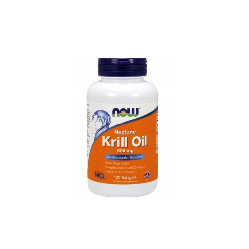 Olej z Kryla 500 mg  Neptun Krill /Oil DHA EPA 120 kapsułek NOW FOODS