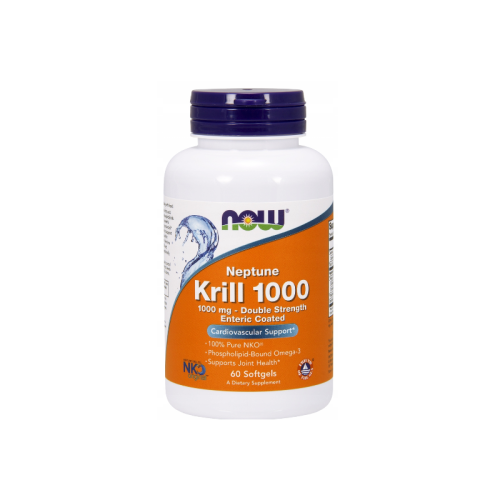 Now Foods Neptune Krill Oil (Olej z kryla) 1000 mg 60 kapsułek