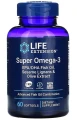 Super OMEGA3 EPA / DHA mit Sesam-Lignanen und Olivenextrakt 60 Kapseln LEBENSVERLÄNGERUNG