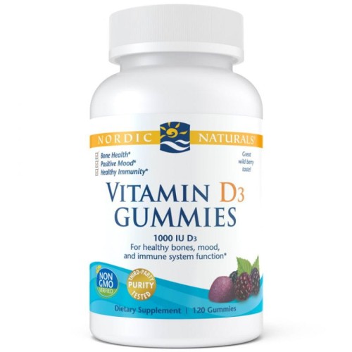 Vitamin D3 Gummies 1000 IU 120 żelek Nordic Naturals