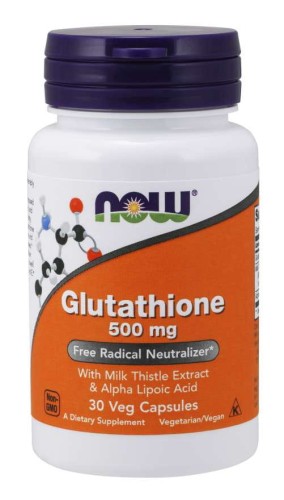 Glutation 500 mg 30 kapsułek NOW FOODS