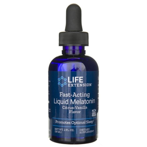 FastActing Liquid Melatonin 59 ml Life Extension