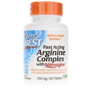 Fast Acting Arginine Complex with Nitrosigine 60 tabletek Doctor's Best