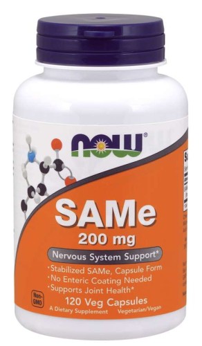 SAMe  SAdenozylo LMetionina 200 mg 120 kapsułek NOW FOODS