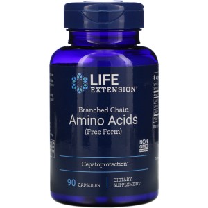 Branched Chain Amino Acids BCAA 90 kapsułek Life Extension