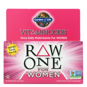 Vitamin Code RAW One for Women  dla Kobiet 75 kapsułek Garden of Life
