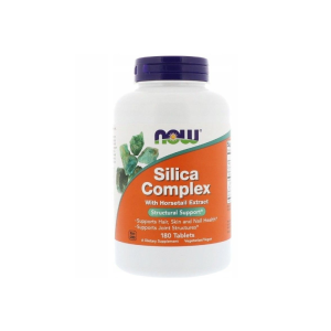 Silica Complex  Włosy, Skóra, Paznokcie 180 tabletek NOW FOODS