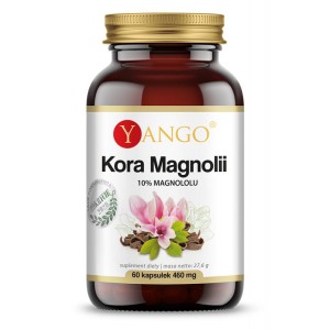 Kora Magnolii  10% Magnololu 60 kapsułek Yango