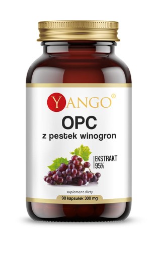 OPC 95% ekstrakt z pestek winogron 90 kapsułek Yango