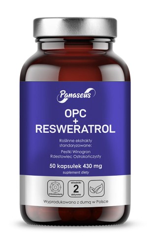 OPC i Resweratrol 50 kapsułek Panaseus
