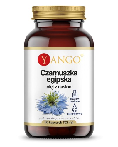 Czarnuszka egipska  olej z nasion 500 mg 60 kapsułek Yango