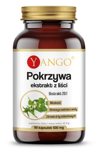 Pokrzywa  ekstrakt z liści 20:1 90 kapsułek Yango