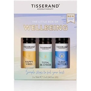 Die kleine Wohlfühlbox Set Rollon Ätherische Öle zur Stimmungsaufhellung 3 x 10 ml TISSERAND