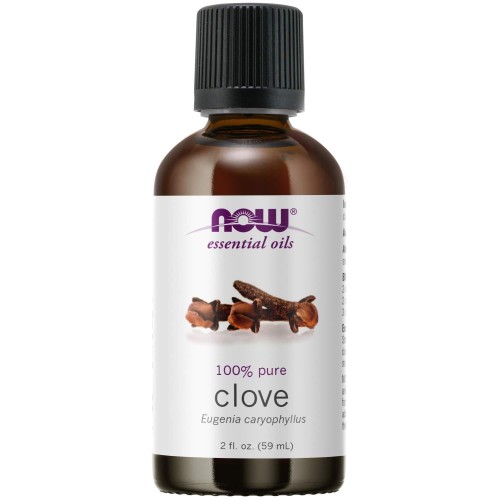 100% Olejek Goździkowy  Clove Goździki 59 ml NOW FOODS