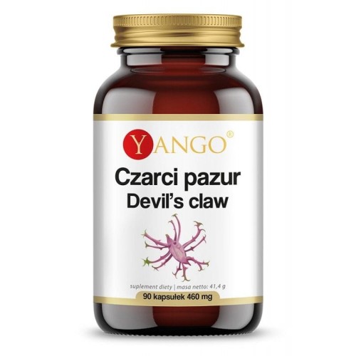 Czarci Pazur  Devils Claw 370 mg 90 kapsułek Yango