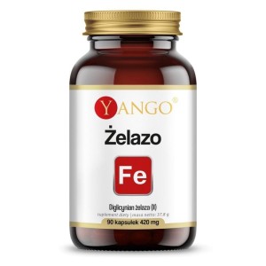 Żelazo  Diglicynian żelaza 100 mg 90 kapsułek Yango