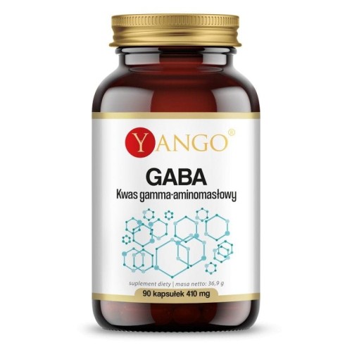 GABA  kwas gammaaminomasłowy 90 kapsułek Yango
