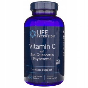 Vitamin C und Bioquercetin Phytosom 250 Tabletten LEBENSVERLÄNGERUNG