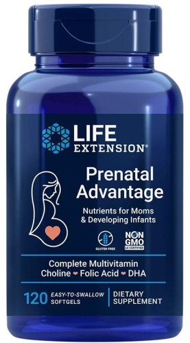 Prenatal Advantage dla kobiet w ciąży 120 kapsułek Life Extension