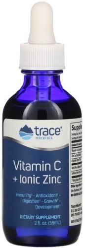 Witamina C i Cynk Vitamin C + Ionic Zinc 59 ml TRACE MINERALS