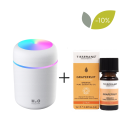 Zestaw Dyfuzor do olejków Appio kolor biały + Olejek Grejpfrutowy Grapefruit Organic   9 ml TISSERAND
