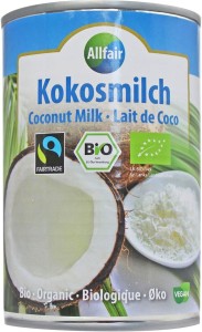 COCONUT ALTERNATIVE OF MILK (18% OF FAT) FAIR TRADE BIO 400 ml - ALLFAIR