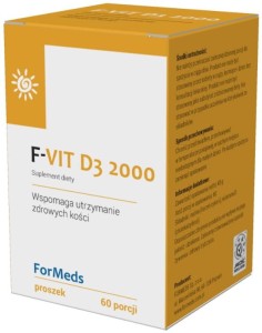 F-Vit D3 2000 Vitamin D3 2000IU 60 portions 48g ForMeds