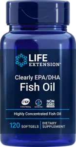 Fischöl OMEGA3 klar EPA / DHA Fischöl 120 Stück LEBENSVERLÄNGERUNG