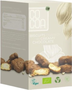 MINI THEEBOEKEN IN CHOCOLADE CRME BIO 80 g - CACAO
