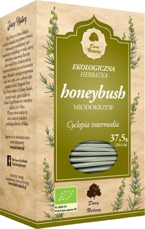 HERBATKA MIODOKRZEW (HONEYBUSH) BIO (25 x 1,5 g) 37,5 g - DARY NATURY