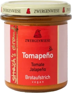 GROENTEPASTA MET JALAPENO PEPERS, GLUTENVRIJ BIO 160 g - ZWERGENWIESE