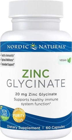 Cynk Zinc Glycinate  60 kapsułek Nordic Naturals