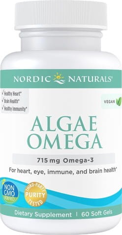 Algi + Omega3 Algae Omega 60 kapsułek Nordic Naturals