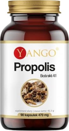 Propolis ekstrakt 4:1 90 kapsułek YANGO