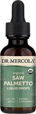 Organiczna Palma sabałowa Organic Saw Palmetto Liquid Drops 60 ml Dr. Mercola
