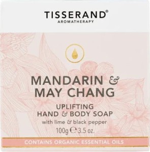 Mandarine & Eisenkraut exotische Mandarine & May Chang erhebende Hand- und Körperseife 100 g TISSERAND