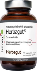 Herbagut Mieszanka indyjskich ekstraktów na żołądek  60 kapsułek KENAY