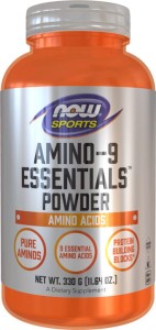 Amino - 9 Essentials Pulver 9 Aminosäuren Pulver 330 g NOW FOODS SPORTS