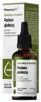 Extrakte in Tropfen für den richtigen Glukosespiegel glutenfrei 30 ml - PHARMOVIT
